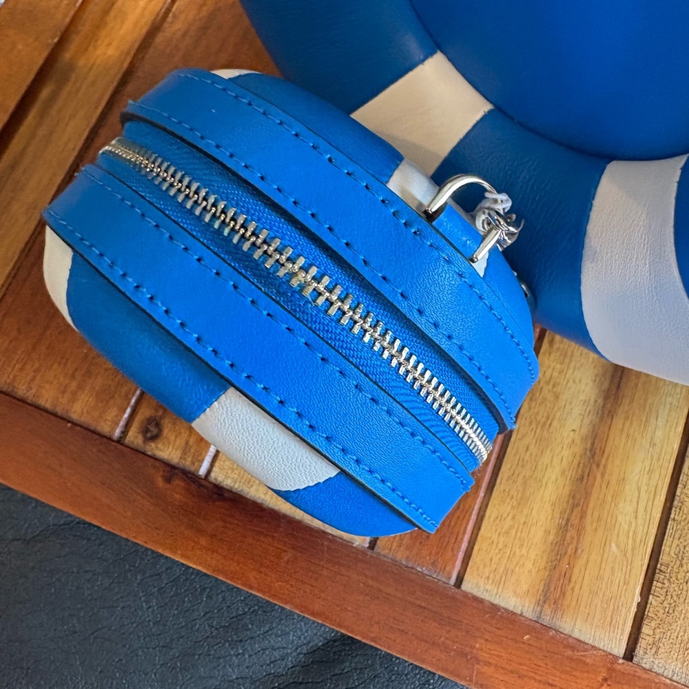 Kate Spade Splash Pool Float Crossbody Blue White Multi  Coin Purse Set Novelty - Picture 9 of 16